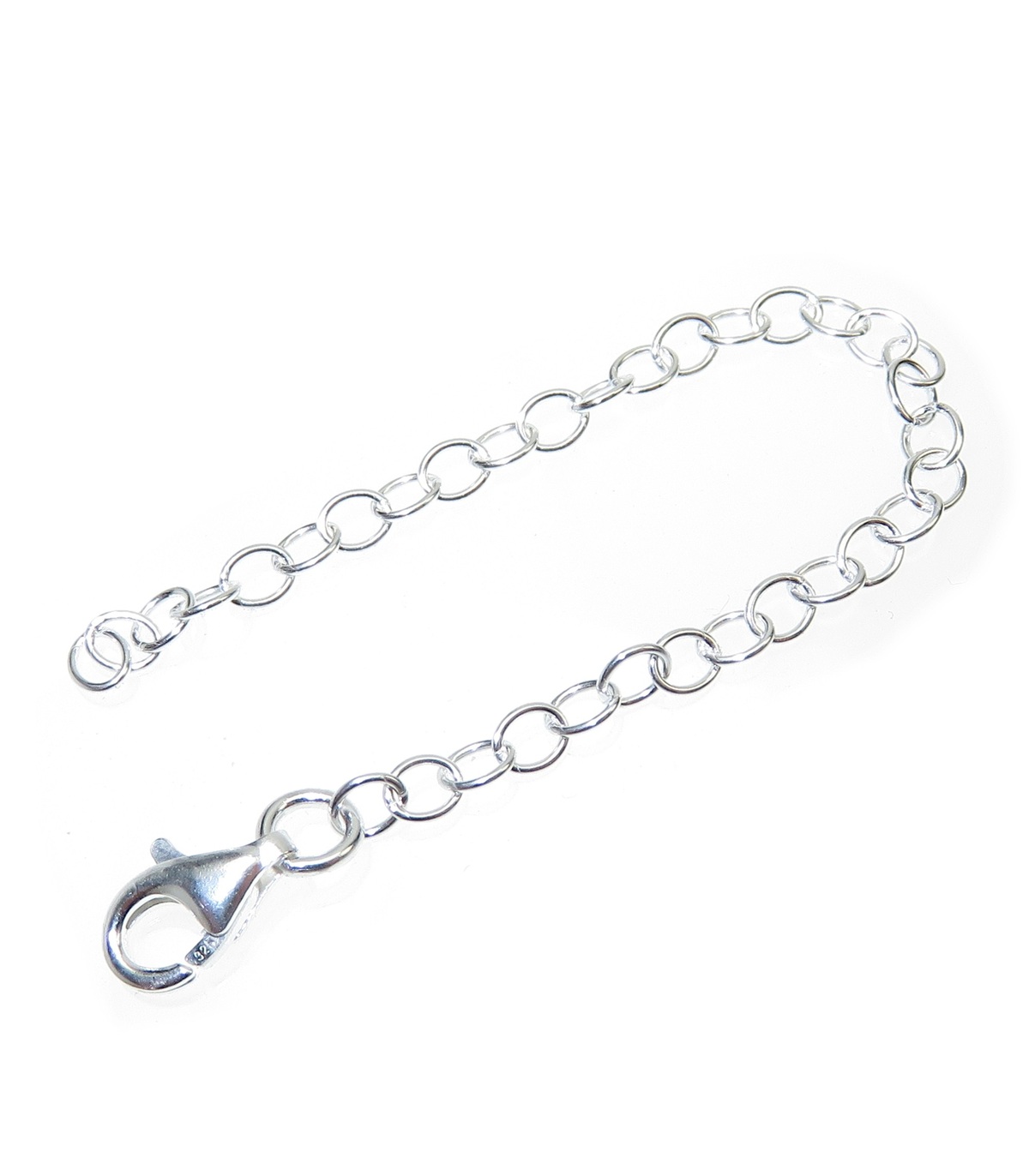 Silver hot sale necklace extension