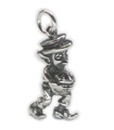 Leprechaun Lucky charm i sterling silver .925 x 1 Irish Luck berlocker