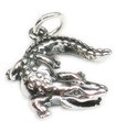 Crocodile Alligator sterling silver charm .925 x 1 Crocs - Gator berlocker