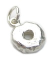 Doughnut small sterling silver charm .925 x 1 Donut charms