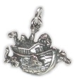 Noahs Ark 2D charm i sterlingsilver .925 x 1 Holy Boats bibliska charm