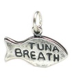 Tuna Breath Fish berlock i sterling silver .925 x 1 Katter berlocker