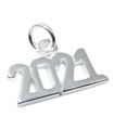 Fascino in argento sterling 2021 anni .925 x 1 anno di laurea anniversario