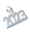 Fascino in argento sterling 2023 anni .925 x 1 anno di laurea anniversario