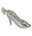 High Heel Pump Schuh Sterling Silber Charm .925 x 1 Schuhe Charms