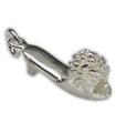 Shoe Slipper Style Sterling Silber Charm .925 x 1 Schuhe Charms