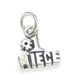 Number One Niece TINY charm i sterlingsilver .925 x 1 Familjecharms