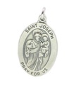 Saint Joseph hänge i sterlingsilver .925 x 1 Holy Figures