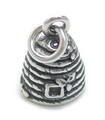 Beehive liten charm i sterling silver .925 x 1 Bee Hive charms