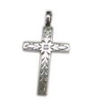 Pendentif croix en argent sterling .925 x 1 Croix et pendentifs sacrés