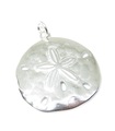 Sand Dollar charm i sterlingsilver .925 x 1 sea cookie snapper kex