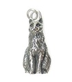 Pussy Cat 2D charm i sterling silver .925 x 1 Pussycat Puss Cats berlocker