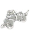 3 parti ERANO MIGLIORI AMICI ciondolo in argento sterling .925 ciondoli BF