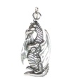 Pendentif dragon en argent sterling .925 x1 Dragons et breloques créatures