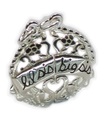 Colgante de plata rompible de Lil and Big Sis .925 Sisters charms