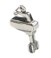 Food Mixer Mixer Sterling Silber Charm .925 x 1 Mixer und Kochen