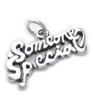 Someone Special sterling silver charm .925 x1 Achievement Caring charms