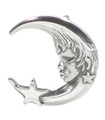 Pendentif homme dans la lune en argent sterling .925 x1 Pendentifs lunes célestes