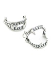 Colmillos que abren Charm de plata esterlina .925 x 1 Charms de vampiro