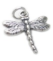 Dragonfly charm i sterling silver .925 x 1 Dragon Fly berlocker