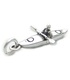 Kayak Canoe sterling silver charm .925 x 1 Kayaks and canoes charms