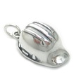 Breloque en argent sterling pour casque de sécurité .925 x 1 Workmen Hats Breloques pour casque de sécurité