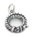 Ringar i sterlingsilver .925 x 1 Ringar med lindade rep