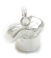 Cappello da cuoco Toque charm in argento sterling .925 x 1 ciondoli per cappelli da cuoco