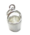 Bucket Sterling Silber Charm .925 x 1 Buckets Charms