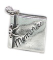 Scrapbook charm i sterling silver .925 x 1 Scrap Book charm