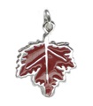 Maple Leaf  sterling silver charm .925 x 1 Canadian Canada charms