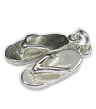 Flip Flops Sandaler Skor Stil charm i sterling silver .925