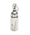 Babyflasche Sterling Silber Charm .925 x 1 Babys Trinkanhänger