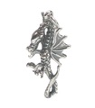 Dragon sterling silver charm .925 x 1 Dragons charm