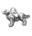 Breloque en argent sterling pour chien Golden Retriever .925 x 1 Breloques pour chiens