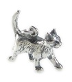 Pussy Cat charm i sterling silver .925 x 1 Puss Cats berlocker