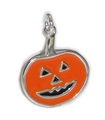 Pumpa Halloween charm i sterling silver .925 x 1 Pumpor berlocker