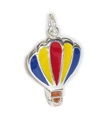 Heteluchtballon sterling zilveren bedel .925 x 1 Ballon bedels