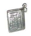 Charm journal en argent sterling .925 x 1 Breloques journaux