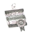 Bachelors Degree Sterling Silber Charm .925 x 1 Grad Charms