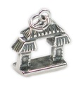 Chinese Gate Sterling Silber Charm .925 x 1 China Gates Charms