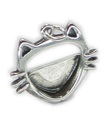 Kot Photo Holder Sterling Silver Charm .925 x 1 Koty Zdjęcia Charms