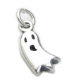 Encanto pequeño fantasma de plata esterlina espeluznante .925 x 1 Charms fantasma encantados