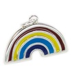 Rainbow Sterling Silber Charm-Anhänger .925 x 1 Rainbows Jewellery