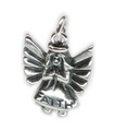 Ciondolo in argento sterling Faith Angel .925 x 1 ciondoli angeli di protezione