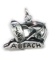 Lifes a Beach charm i sterlingsilver .925 x 1 Semester- och strandcharm