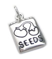 Pakiet Seeds Sterling Silver Charms.925 x 1 Pakiety Seed Charms