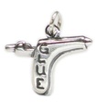 Glue Gun sterling silver charm .925 x 1 Craft and Gluing charms