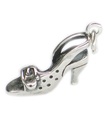 Sling back sandal stil sko sterling silver charm .925 x1 skor charm