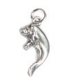 Charm av manatee i sterlingsilver .925 x 1 Sea Cow -berlocker